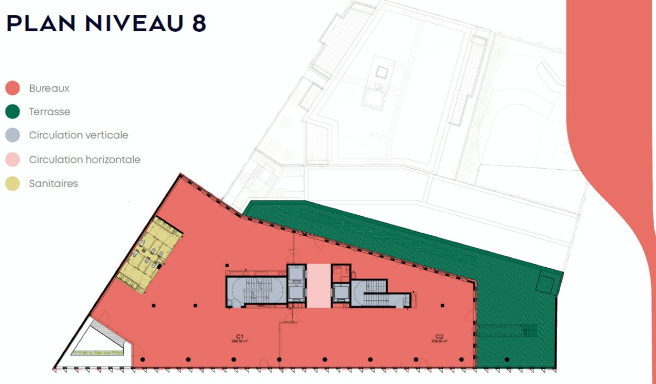 Bureau Paris 4200m² Location bureau Paris OLBUR2100333 21